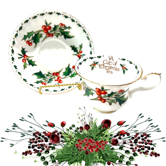 Waldman House 'A Cup of Christmas Tea' Holly - Picture 1 of 2